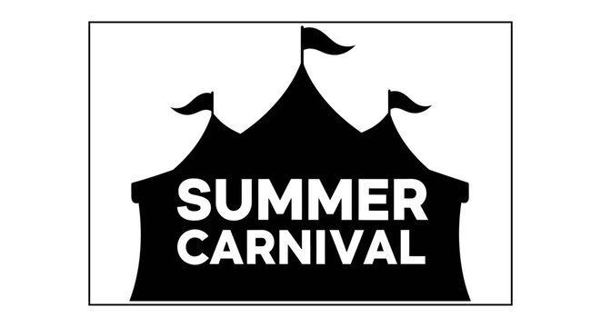 black resource template summer element design flags white logo tent