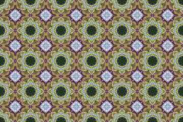 Colorful Seamless Floral Texture, Exotic and Rare Botanical Illustration for Wallpaper and Fabric © Designs_by_Habibur