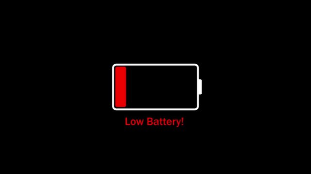 battery icon warning low battery alert high quality