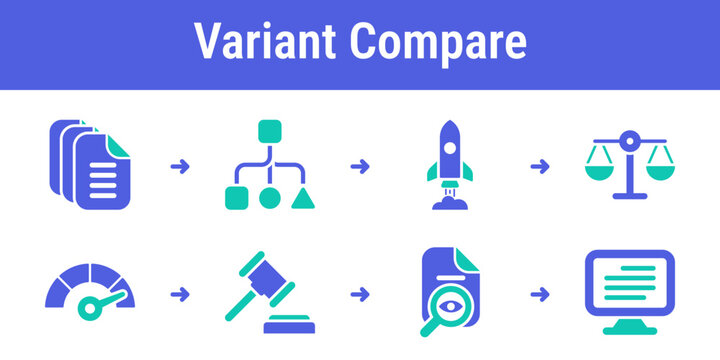 Logical flow for testing multiple prompt versions comparing outputs and selecting the strongest result Useful for optimization teams AI products and benchmark dashboards