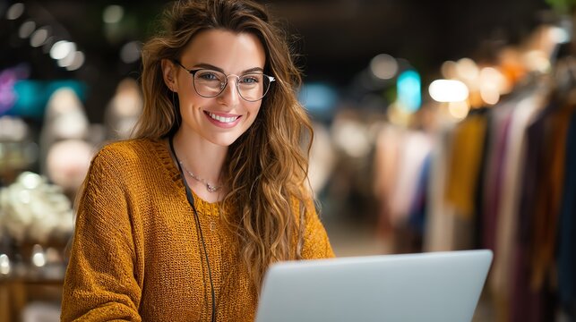Data Analytics concept, Data Annotation, Data Analysis, Smile businessman use laptop analyzing data for competitor benchmarking and market positioning