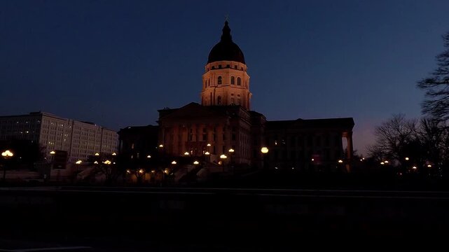 Kansas State Capitol Building in Topeka, KS