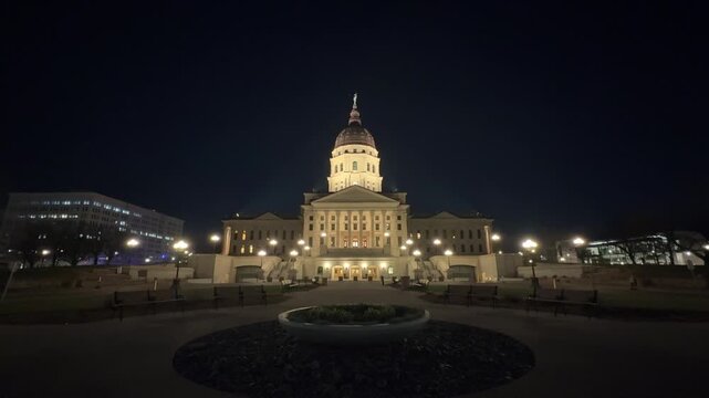 Kansas State Capitol Building in Topeka, KS