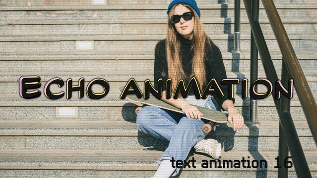 Echo Text Animation 16