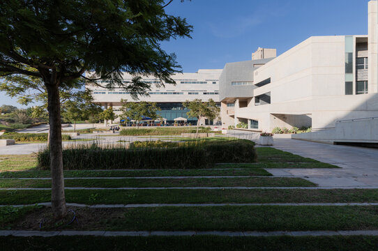 Beer Sheva, Israel Ben-Gurion University educational facilities and campus landscape