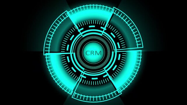 Artificial intelligence or ai concept. Futuristic icon design and graphics over hand with table. holographic advanced HUD circle platform glowing dots digital luxurious wave .