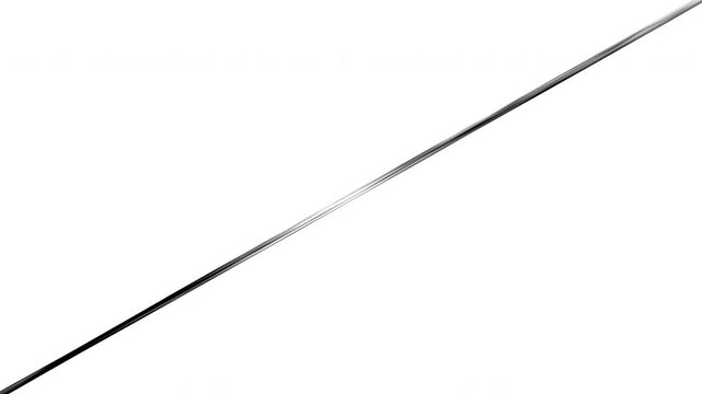 Black diagonal impact split line animation with dynamic motion from top and bottom corner on white background and green screen. 4K animated impact line for slash split frame, versus, and overlays.