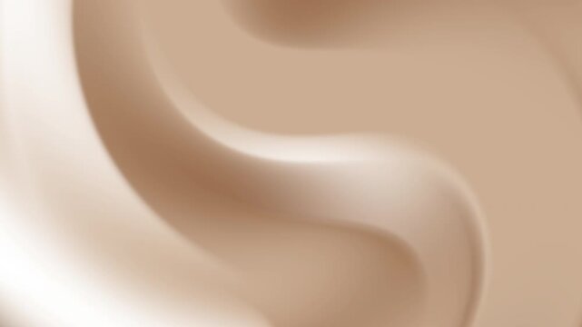 Smooth swirling light brown and cream pattern, suitable for backgrounds, textures, packaging design, and abstract concepts in design projects.