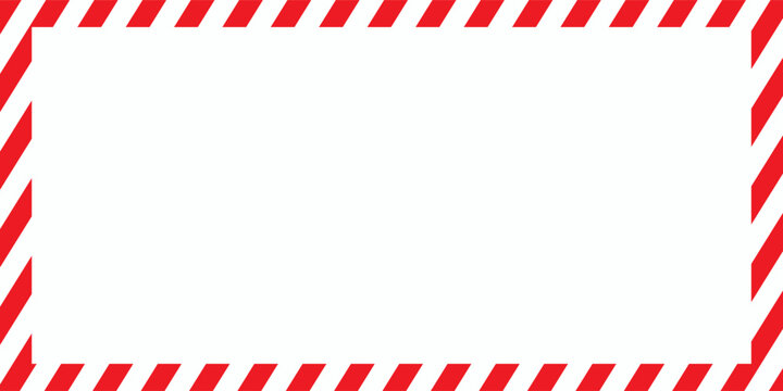 Candy Cane Frame Border for Christmas and New Year Holiday