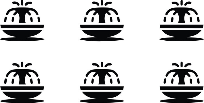 fountain glyph pack fountain pictogram for maps