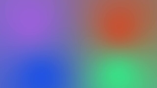 Abstract smooth gradient background with soft flowing multicolor blur animation and seamless digital color transitions for modern wallpaper presentation and creative visual design use