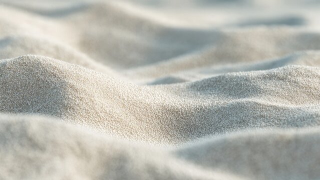 Close-up of Soft Sand Dunes with Natural Texture