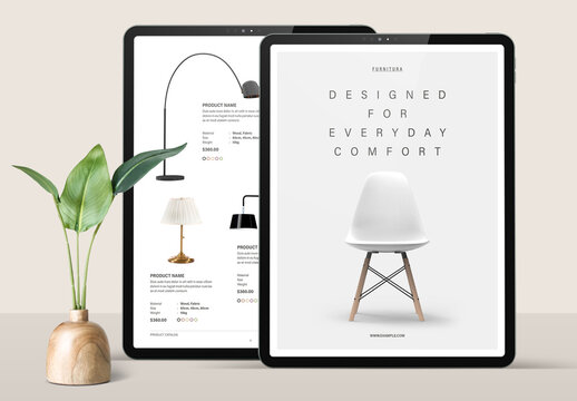 Product Digital Catalog Layout