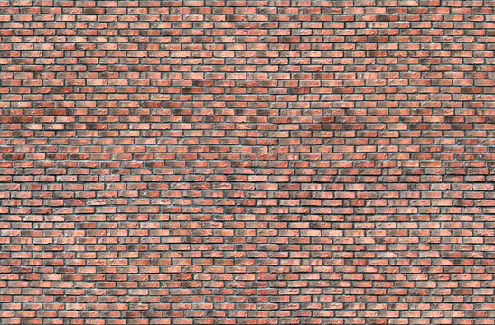 Seamless clinker brick wall texture for architectural 3D rendering and design