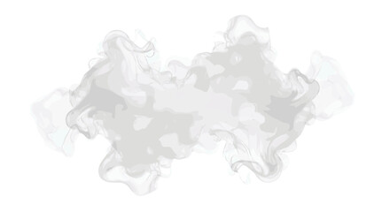 Obraz premium Abstract gray smoke cloud