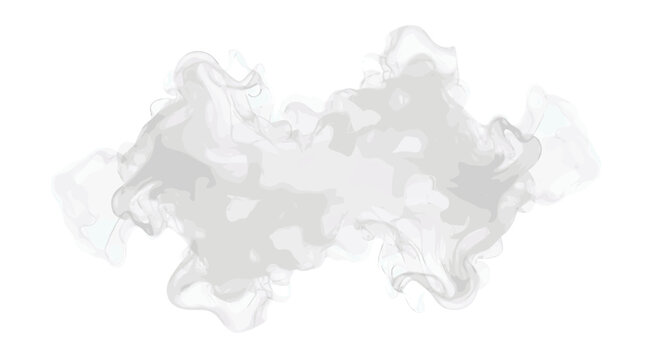 Abstract gray smoke cloud