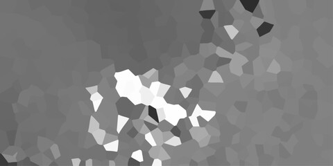 Obraz premium Dark grey and white abstract geometric mosaic with fractured polygonal shapes creating a textured and dramatic background for design