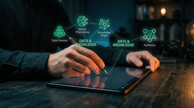 Data Knowledge Synthesis with Neural Processing and Knowledge Graph Integration