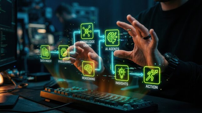 AI Workflow Stages: Data Ingest to Action with Knowledge Graph and AI Agents