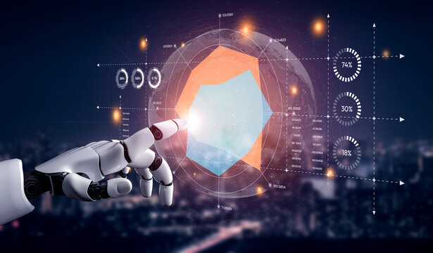 AI artificial intelligence drives data analytics with predictive models, smart dashboards, and virtual assistant insights for data-driven business decisions. Vouch