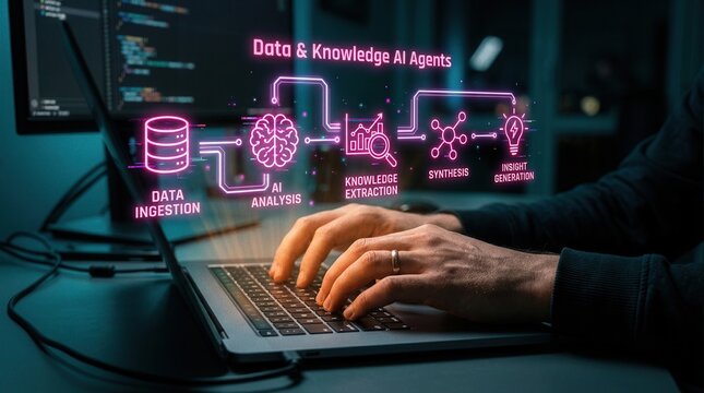 Data & Knowledge AI Agents: Optimizing Data Processing and Insight Generation