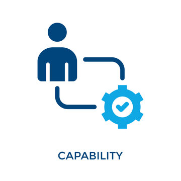 Capability Icon Dual Tone Style. Vector Illustration For Graphic Design