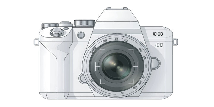Camera Body Lens Equipment Photography Tool.