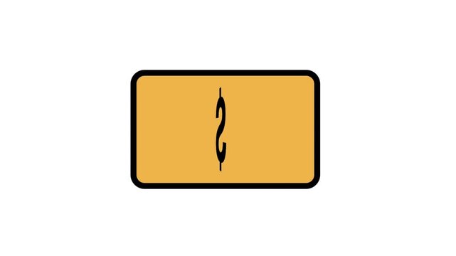Rectangle document with a dollar sign representing financial billing, digital payment, e-receipt, accounting invoice, and commercial transaction records.