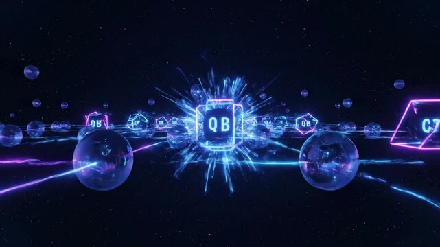 Parallel Processing Complex, multi-layered data flow and computation within a quantum system.