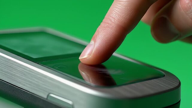 Fingerprint Biometric Scanner Access Authentication Sequence