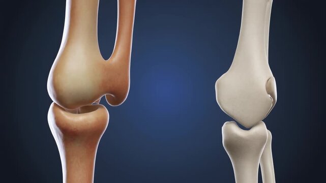 3D Animation of Human Knee Joint Anatomy and Motion