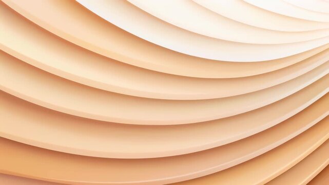Harmonious Tones: An artistic composition of smoothly curving layers in a warm palette of tans and creams, creating a sense of movement and visual interest.