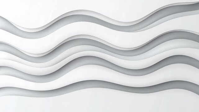 Abstract Wave Forms: An artistic display of layered, undulating wave forms creates a dynamic interplay of light and shadow, evoking a sense of calm and movement.