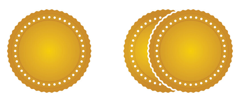 Biscuit icon. set, set of biskut icon, Set Biskut Cracker Icon, Biscuit Cookie icon.