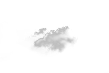 Fototapeta premium Cloud sky set of isolated white clouds with various shape and size on transparent background. Soft, fluffy cloud texture with natural appearance,weather element, mockup or foggy background.