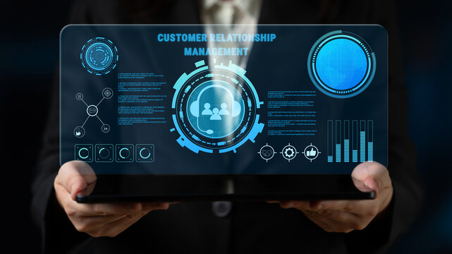 Customer Relationship Management (CRM) system for business. A platform to manage customer interactions, support services, and improve satisfaction. Motif