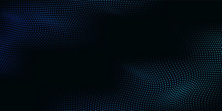 Big data. Futuristic technology blue background. Cyber technology. Technology background.