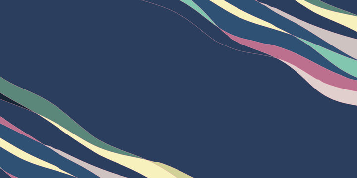Elegant Abstract Blue Wave Pattern Background