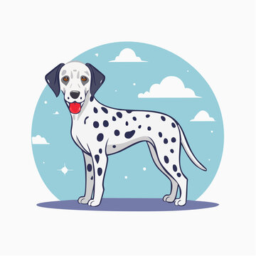 Dalmatian Dog Illustration