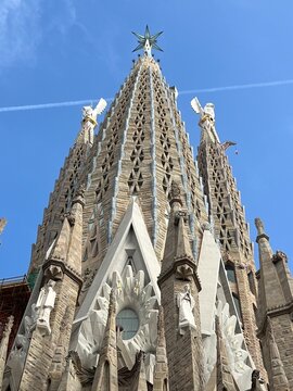27 abril de 2026. Sagrada Fam&iacute;lia, perspectiva, estrela, torre de mar&iacute;a
