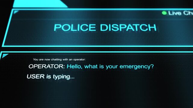 A Generic Police Dispatch Hotline Chat Support