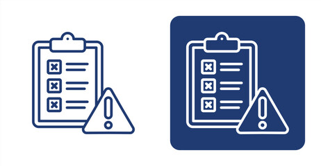 Project Failure icon, with contrast background. © Jefri