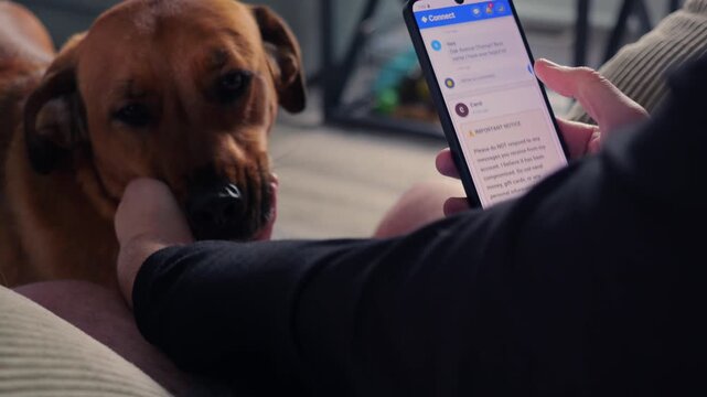 Middle Aged Man Encounters Cybersecurity Issue With Oversharing Social Media Platform - Invasive Memes Asking Personal Information Harvesting Concept
