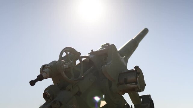 Close up old historical cannon antique artillery weapon aged metal texture military heritage museum object vintage war equipment