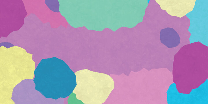 Vibrant Abstract Watercolor Shape Pattern Background