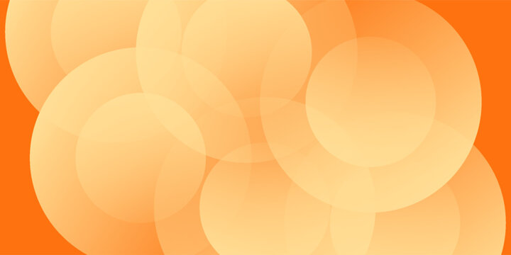Abstract Orange Gradient Circle Pattern Background
