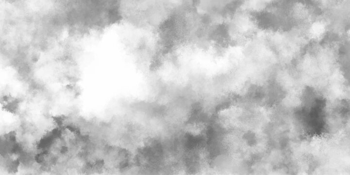 Abstract ash cloud and smoke texture in dark background. White gray fog effect transparent smoke isolated dark dramatic sky with gray stormy clouds. creative and decorative fractal smoke art