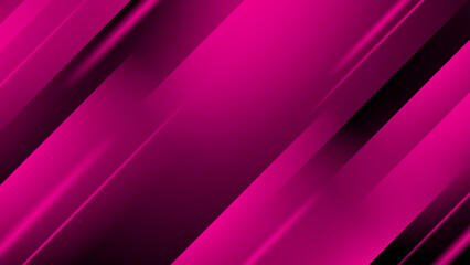 Fototapeta premium Luxury dark pink and magenta gradient with dynamic diagonal stripes