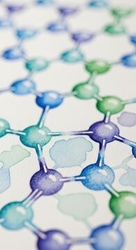 Molecular Structure - A Detailed Scientific Illustration.