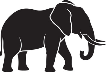 Obraz premium Walking Elephant in Natural Habitat – Majestic Wildlife Animal in Motion